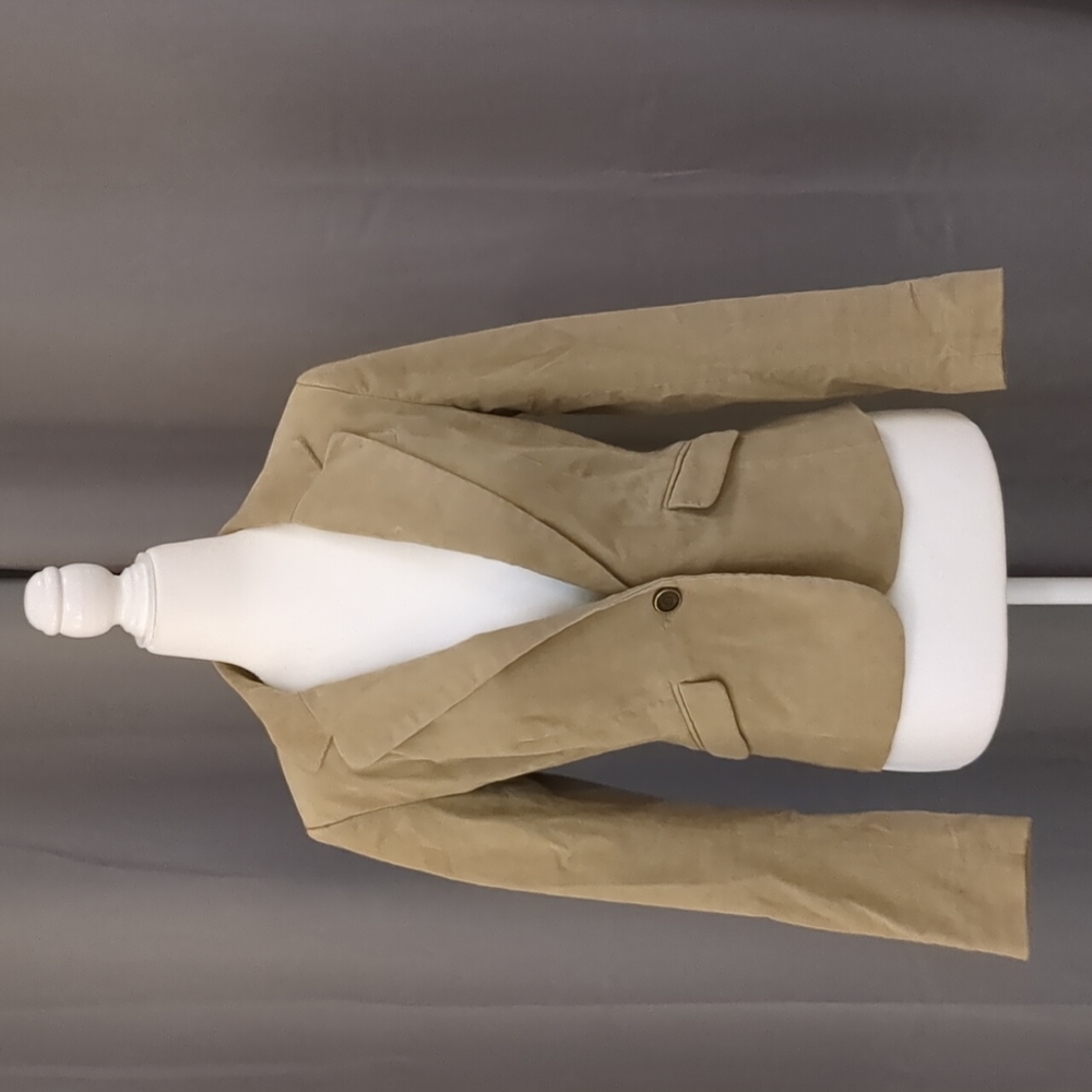 LOFT tan corduroy jacket in size 0p 0 petite